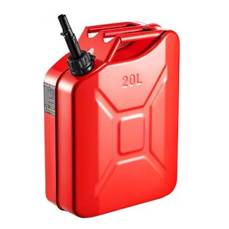 VEVOR Kraftstoffkanister, 20 L, Benzinkanister mit Ausguss & Komfortgriff, 6 L/min Durchflussrate, auslaufsicherer & korrosionsbeständiger Metall-Benzintank für Autos, Motorräder, ATVs & UTVs, rot VEVOR Kraftstoffkanister, 20 L, Benzinkanister mit Ausguss & Komfortgriff, 6 L/min Durchflussrate, auslaufsicherer & korrosionsbeständiger Metall-Benzintank für Autos, Motorräder, ATVs & UTVs, rot