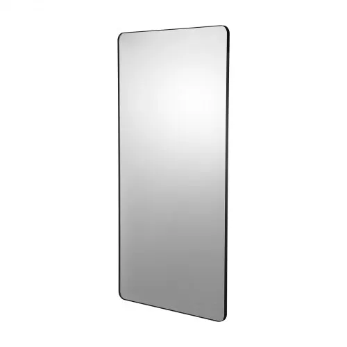 VEVOR Wandspiegel Schminkspiegel Badezimmerspiegel 1828 x 915 x 25 mm schwarzer Rahmen aus Aluminiumlegierung Spiegel mit Z-förmiger Halterung passend für Badezimmer Schlafzimmer Wohnzimmer – Bild 8