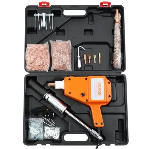 VEVOR Ausbeulspotter 800 VA 220 V 1600 A Ausbeul-Set Dellenlifter Punktschweißgerät inkl. verschiedener Elektroden Ausbeulwerkzeug zur professionellen Reparatur von Kfz Karosserien – Bild 8