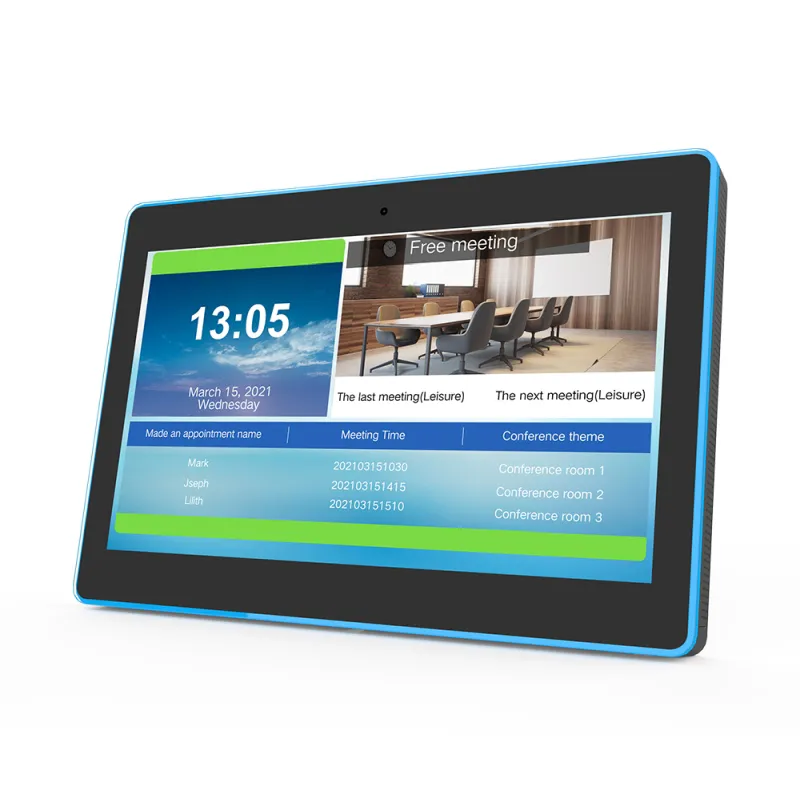 ALLNET Meetingraum RGB LED Tablet 13 Zoll RK3399 Android 10 und NFC/RFID ohne Kamera schwarz – Bild 2