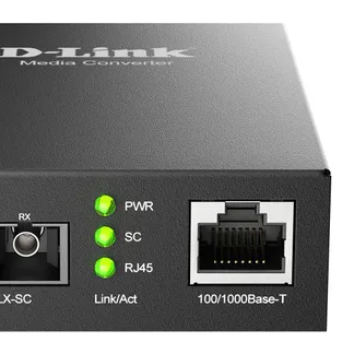 D-Link DMC-G10SC/E Netzwerk Medienkonverter 1000 Mbit/s Einzelmodus D-Link DMC-G10SC/E Netzwerk Medienkonverter 1000 Mbit/s Einzelmodus