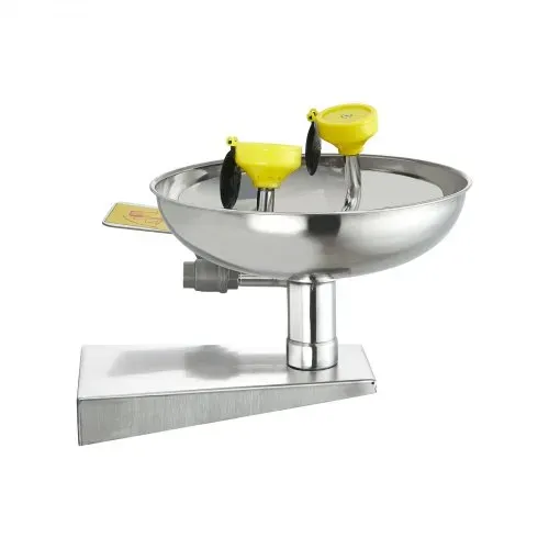 VEVOR Augenspülstation 27 cm, wandmontierte Augendusche aus Edelstahl, Notfallwaschbecken 410x330x240 mm, Augenreinigungsgerät, ideal für Labore, Fabriken, Schulen, Baustellen – Bild 10