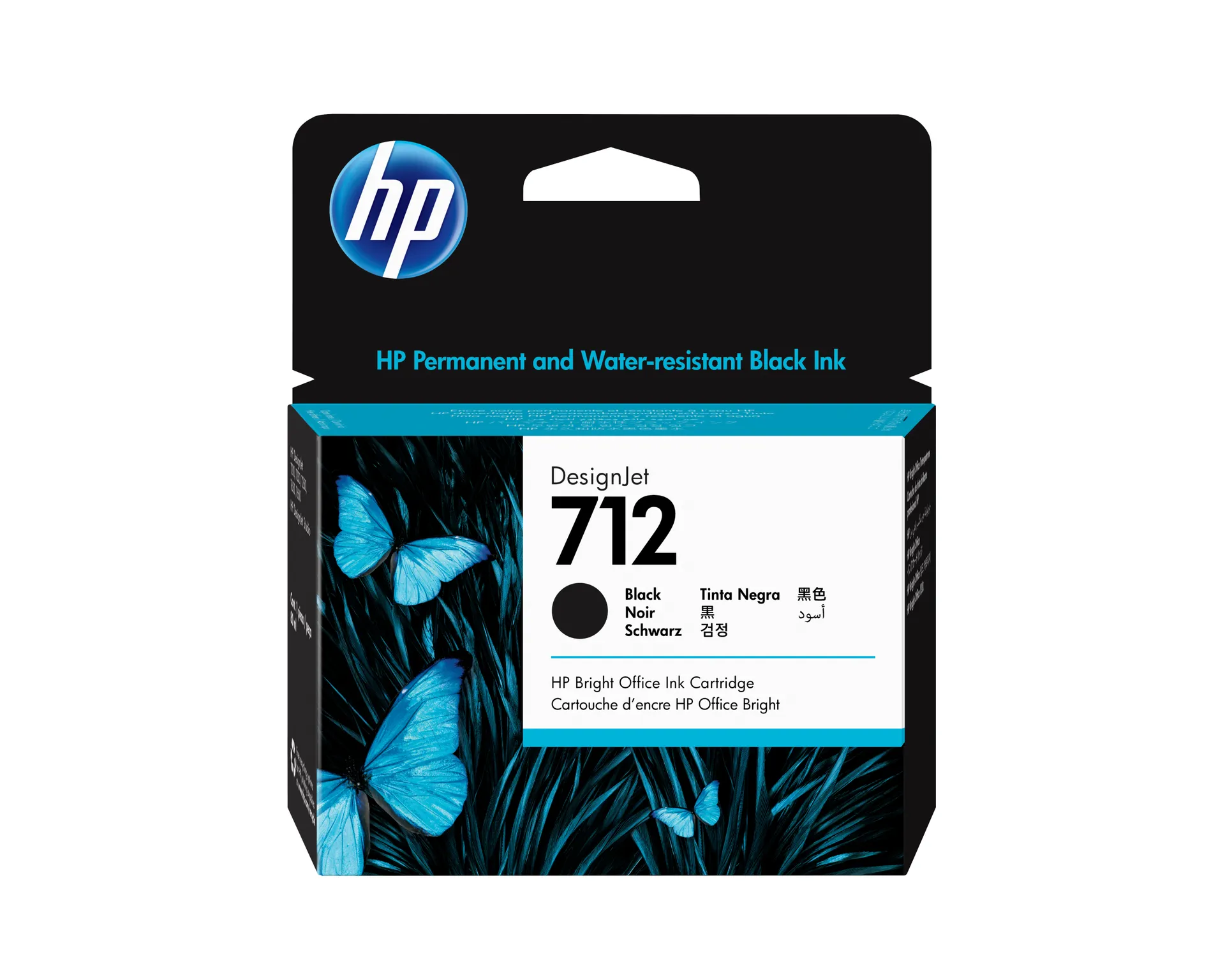 HP 712 Schwarz DesignJet Druckerpatrone, 80 ml HP 712 Schwarz DesignJet Druckerpatrone, 80 ml