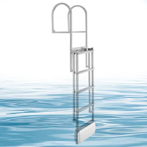 VEVOR Dockleiter Einziehbar, Bootsleiter mit 5 Rutschfesten Stufen Breite Pedale & Handlauf, 227 kg Belastbare Poolleiter für Einstieg, Teleskopleiter aus Aluminiumlegierung für Docks Pools Seen Boote VEVOR Dockleiter Einziehbar, Bootsleiter mit 5 Rutschfesten Stufen Breite Pedale & Handlauf, 227 kg Belastbare Poolleiter für Einstieg, Teleskopleiter aus Aluminiumlegierung für Docks Pools Seen Boote