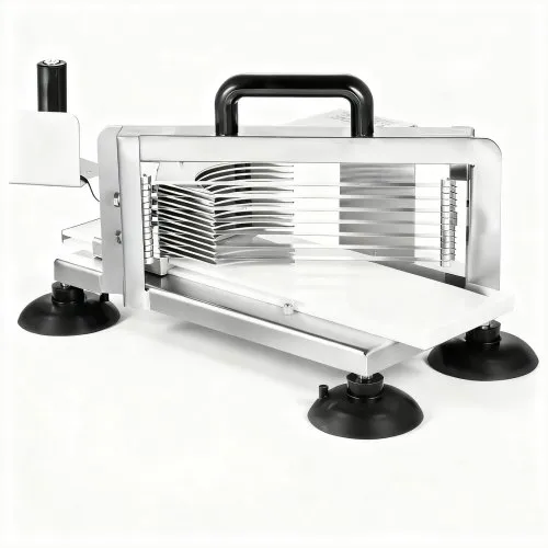 VEVOR Kommerzieller Tomatenschneider, 3/8 Zoll Tomatenschneider, Hochleistungs-Tomatenschneider aus Edelstahl, Manueller Gemüseschneider, zum Schneiden von Tomaten, Gurken, Bananen VEVOR Kommerzieller Tomatenschneider, 3/8 Zoll Tomatenschneider, Hochleistungs-Tomatenschneider aus Edelstahl, Manueller Gemüseschneider, zum Schneiden von Tomaten, Gurken, Bananen