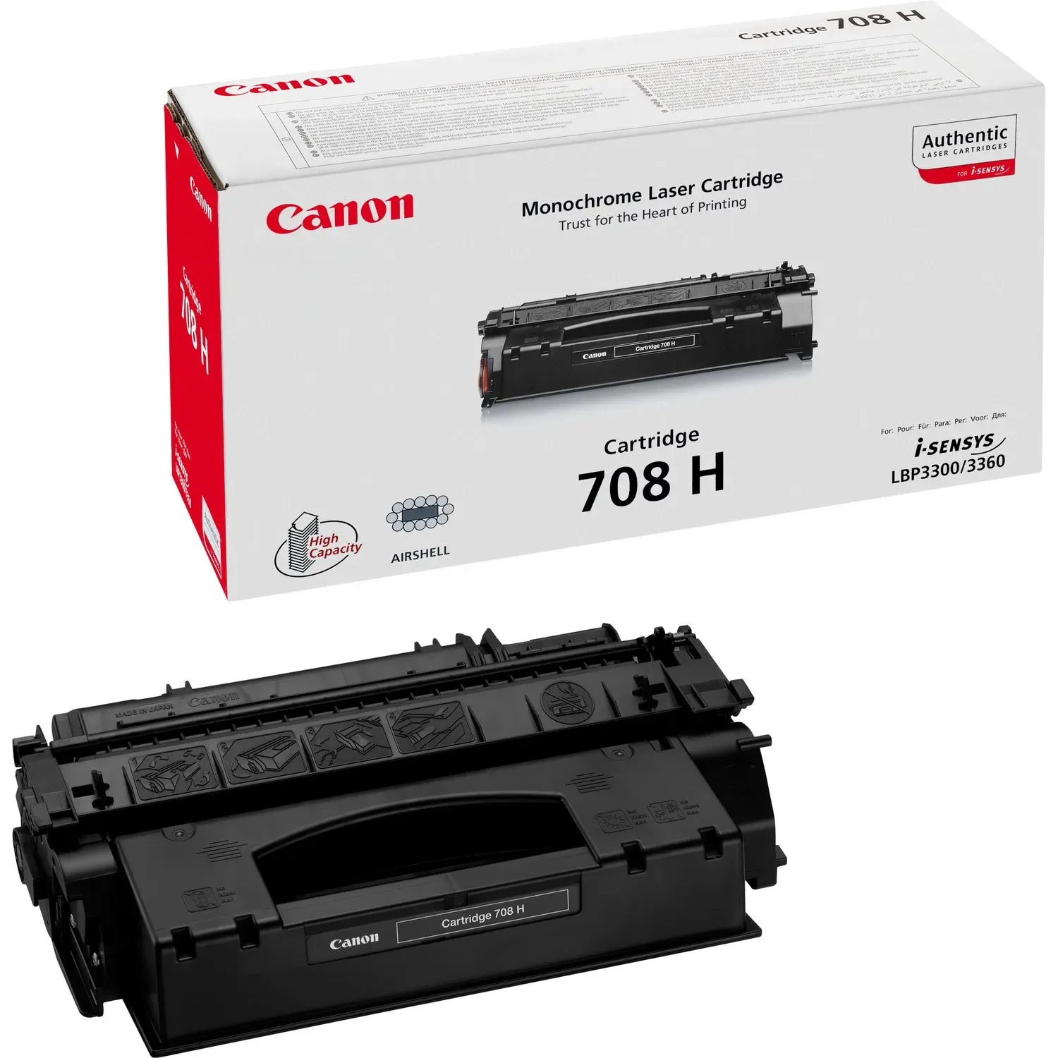 Canon 708H Tonerkartusche 1 Stück(e) Original Schwarz Canon 708H Tonerkartusche 1 Stück(e) Original Schwarz