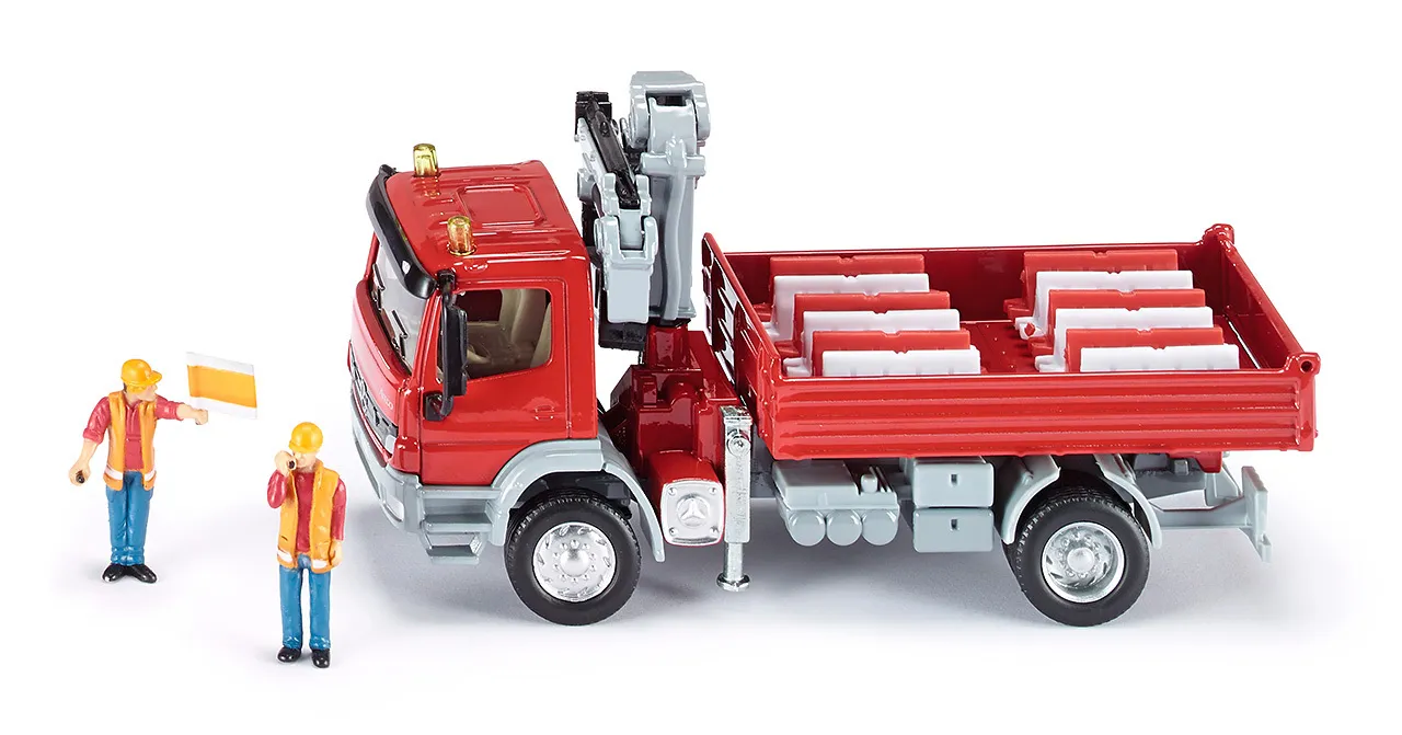Siku Mercedes Atego mit Kran – Bild 2