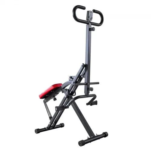 VEVOR Kniebeugenmaschine für tiefe Kniebeugen, zusammenklappbares Trainingsgerät, Gesäßtrainer mit 5-stufig verstellbarem Sitz, Heimtrainingsgerät für Gesäß & Beine, Glute Machine Schwarz – Bild 10