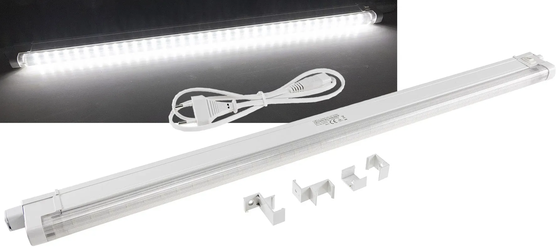 LED Unterbauleuchte “SMD pro” 60cm 7W, 940lm, 6500k, Licht weiß LED Unterbauleuchte “SMD pro” 60cm 7W, 940lm, 6500k, Licht weiß