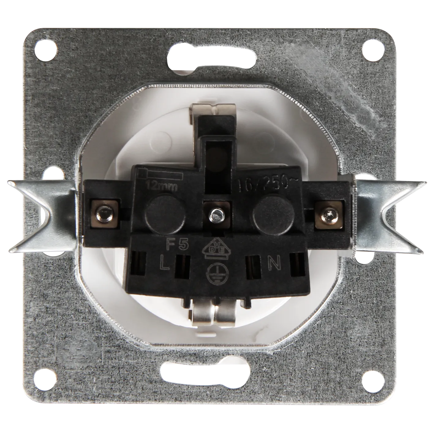Schutzkontakt-Steckdose McPower ''Flair'' 250V~/16A, Einsteckschutz, 36er-Pack – Bild 3