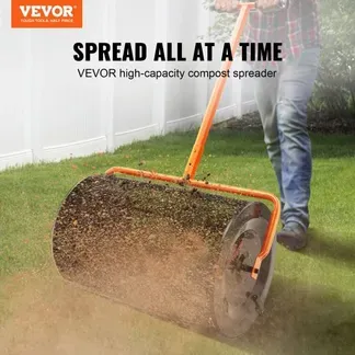 VEVOR Kompoststreuer aus Stahl Torfmoosstreuer 1,27x2cm Mesh-Korb Garten Rasen Streuer Grifflänge von 62 bis 67,5cm verstellbar 61cm Metall Mesh Korb Ideal für Dünger wie Kompost Mist Erde Torfmoos VEVOR Kompoststreuer aus Stahl Torfmoosstreuer 1,27x2cm Mesh-Korb Garten Rasen Streuer Grifflänge von 62 bis 67,5cm verstellbar 61cm Metall Mesh Korb Ideal für Dünger wie Kompost Mist Erde Torfmoos