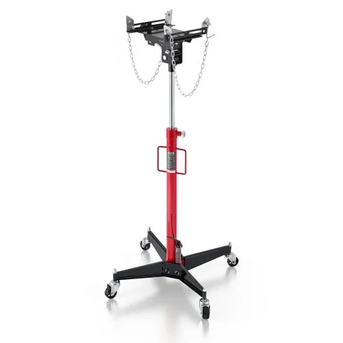 VEVOR hydraulischer Wagenheber Getriebeheber mit 500 kg Hubkapazität, Teleskop-Getriebeheber mit Pedal, 360°-Schwenkrad, 127-202 cm Hubhöhe, Hebezeug für Garage / Werkstatt Rot + Schwarz VEVOR hydraulischer Wagenheber Getriebeheber mit 500 kg Hubkapazität, Teleskop-Getriebeheber mit Pedal, 360°-Schwenkrad, 127-202 cm Hubhöhe, Hebezeug für Garage / Werkstatt Rot + Schwarz