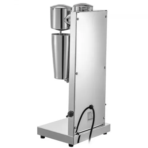 VEVOR Getränkemixer 150W, Milchshaker Elektrisch 800ml, Doppelköpfe, Silbrig, Elektrischer Mixer für Shakes, Cocktailmixer, Milchshake Maschine, Bar Mixer, Standmixer, Gewerbliche Privatgebrauch – Bild 10