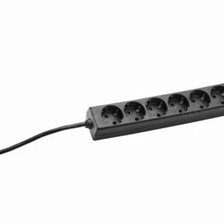 Bachmann Tischsteckdose, 6xDosen(CEE7)->Stecker(CEE7), 1,5m, Schwarz, SELLY, Bachmann Tischsteckdose, 6xDosen(CEE7)->Stecker(CEE7), 1,5m, Schwarz, SELLY,