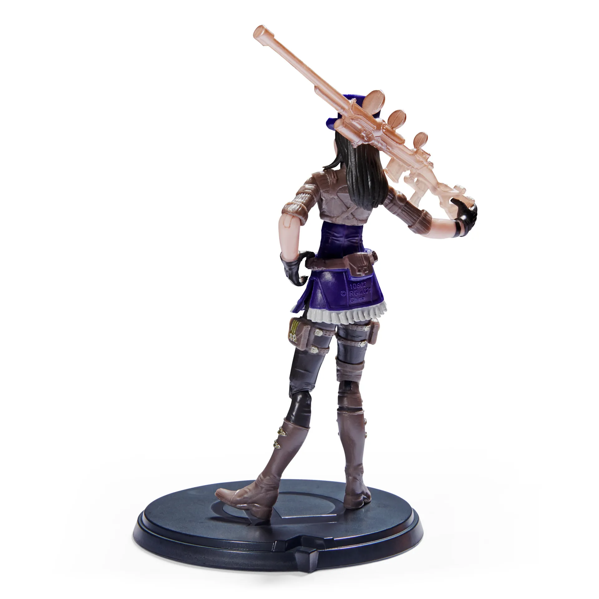 League of Legends - 10cm Actionfiguren 5er Pack (Vi, Caitlyn, Ekko, Heimerdinger und exklusiver Jinx) jeweils mit Accessoires und Ausstellungssockel – Bild 7