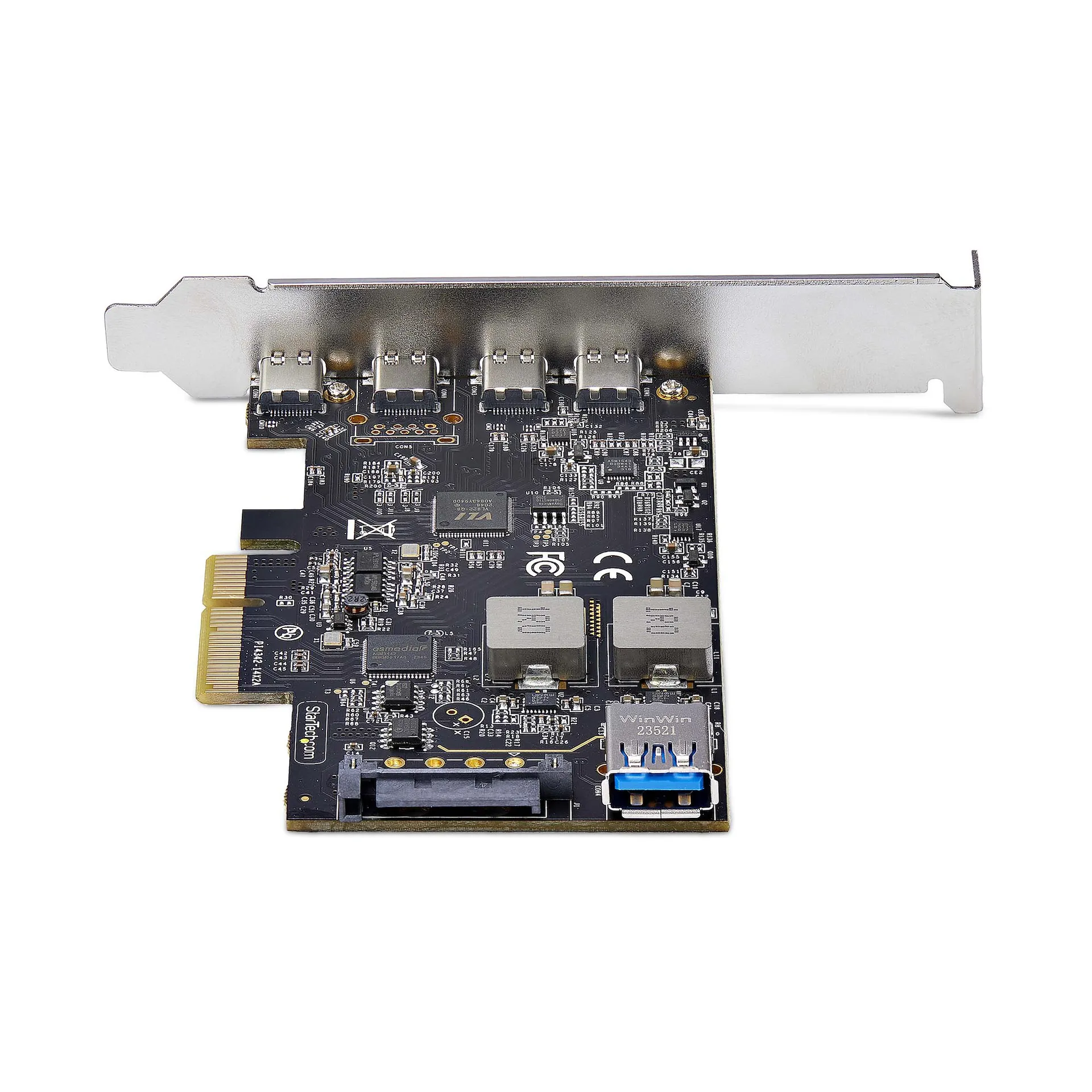 StarTech.com 5-Port USB-C PCIe Karte, USB 3.2 Typ C 10 Gbit, PCI Express USB C Erweiterungskarte mit 4x USB-C und 1x USB-A Intern, Windows/macOS/Linux – Bild 4