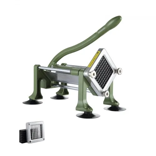 VEVOR Pommes-Frites-Schneider Kartoffelschneider mit 3/8-Zoll-Klinge aus Edelstahl, manueller Kartoffelschneider und Zerkleinerer mit Saugnäpfen, ideal für Kartoffeln Pommes Frites Gemüse Karotten VEVOR Pommes-Frites-Schneider Kartoffelschneider mit 3/8-Zoll-Klinge aus Edelstahl, manueller Kartoffelschneider und Zerkleinerer mit Saugnäpfen, ideal für Kartoffeln Pommes Frites Gemüse Karotten