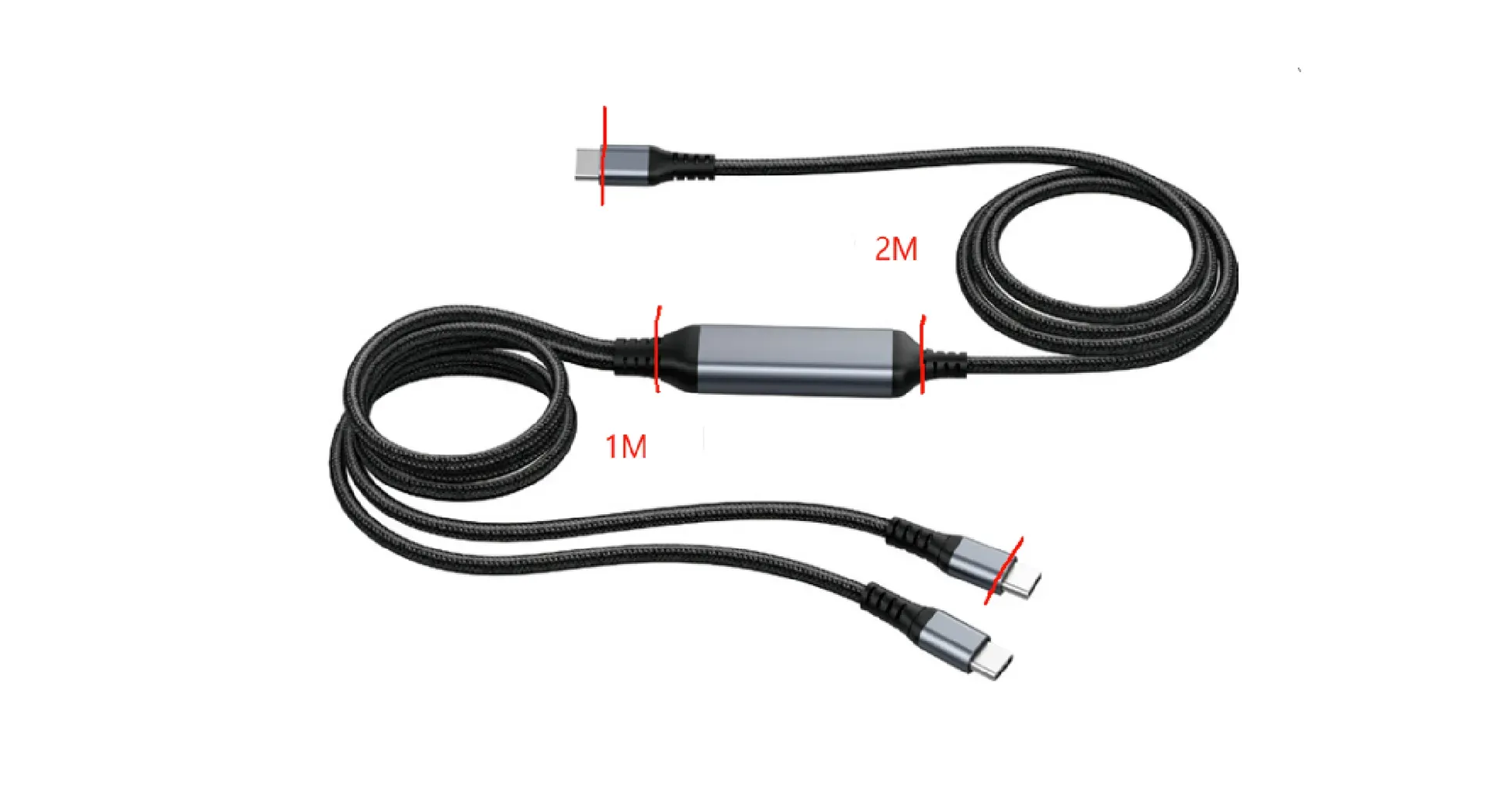 Kabel USB, C(St) => 2x C(St), 3,0m, PD 100W max. „70W+30W“ Charging Only, no DATA-FUNCTION Kabel USB, C(St) => 2x C(St), 3,0m, PD 100W max. „70W+30W“ Charging Only, no DATA-FUNCTION