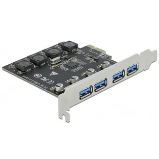 PCIe x1 zu 4x ext. USB Typ-A USB 3.2 Gen 1, USB-Controller PCIe x1 zu 4x ext. USB Typ-A USB 3.2 Gen 1, USB-Controller