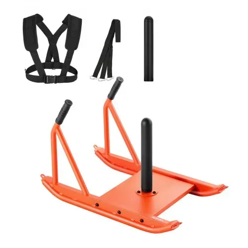VEVOR Gewichtsschlitten Kraftschlitten Krafttrainingsschlitten zur Verbesserung der Geschwindigkeit bei sportlichen Übungen, Fitnessgerät mit Griff, kompatibel mit 25/51 mm Gewichtsscheiben Orange VEVOR Gewichtsschlitten Kraftschlitten Krafttrainingsschlitten zur Verbesserung der Geschwindigkeit bei sportlichen Übungen, Fitnessgerät mit Griff, kompatibel mit 25/51 mm Gewichtsscheiben Orange