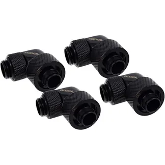 Eiszapfen 16/10mm Anschraubtülle 90° drehbar G1/4, Verbindung Eiszapfen 16/10mm Anschraubtülle 90° drehbar G1/4, Verbindung