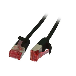 Patchkabel RJ45, CAT6 250Mhz, 1.5m schwarz, U/FTP, slimline rund d=3,6mm, Synergy 21 Patchkabel RJ45, CAT6 250Mhz, 1.5m schwarz, U/FTP, slimline rund d=3,6mm, Synergy 21