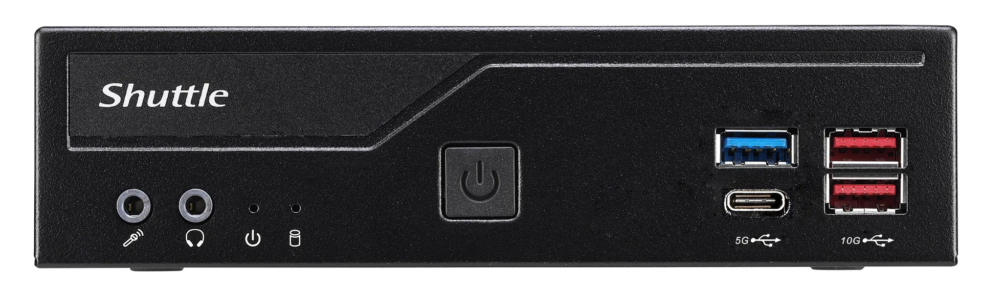 Shuttle Slim PC DH770 , S1700, 2x HDMI, 2x DP , 2x 2.5G LAN, 2x COM, 8x USB, 1x 2.5", 2x M.2, 24/7 Dauerbetrieb, inkl. VESA – Bild 2