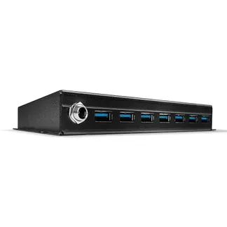 Lindy 43128 Schnittstellen-Hub 5000 Mbit/s Schwarz Lindy 43128 Schnittstellen-Hub 5000 Mbit/s Schwarz