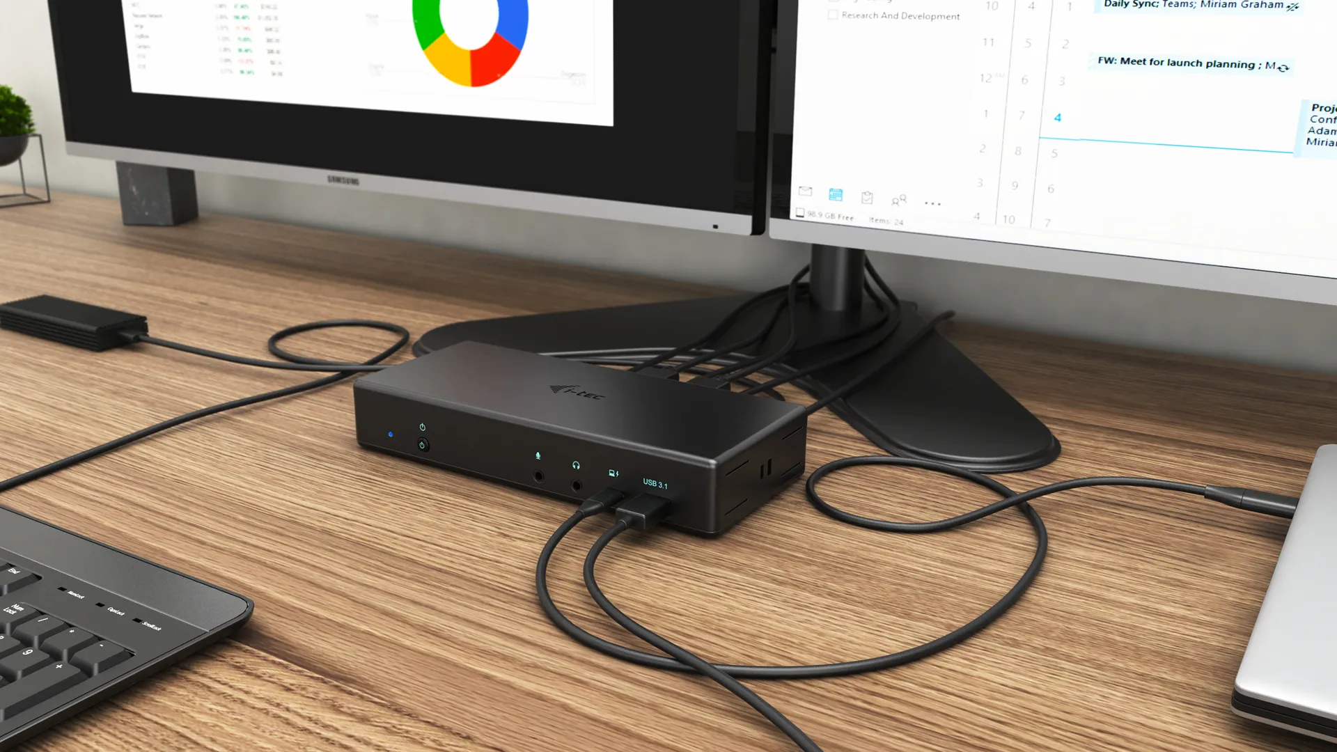 i-tec USB-C Quattro Display Docking Station with Power Delivery 85 W – Bild 6
