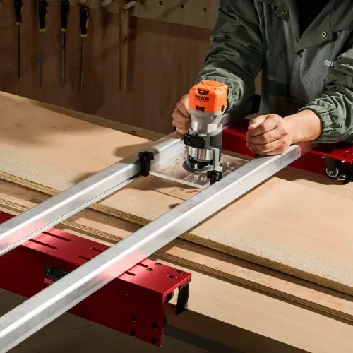 VEVOR Planfräsvorrichtung 1525mm, tragbare und leicht einstellbare Vorrichtung zum Glätten von Platten, DIY-Frässchlitten für die Holzbearbeitung, Trimmhobelmaschine zum Glätten von Holz, Heimwerker – Bild 7