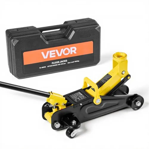 VEVOR Rangierwagenheber Wagenheber mit niedrigem Profil & 360° Rollen 1,5 t, Einzelkolben-Schnellhubpumpe, 13-31 cm Hubhöhe, hydraulische Wagenheber für Sportwagen, Limousinen Gelb + Schwarz VEVOR Rangierwagenheber Wagenheber mit niedrigem Profil & 360° Rollen 1,5 t, Einzelkolben-Schnellhubpumpe, 13-31 cm Hubhöhe, hydraulische Wagenheber für Sportwagen, Limousinen Gelb + Schwarz