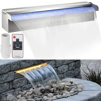 VEVOR Schwalldusche Poolfontäne LED 17,7″x4,5″x3,1″ Poolbrunnen 1,3″ Wasserfontäne 0,87″ Dekoration Gartenteich VEVOR Schwalldusche Poolfontäne LED 17,7″x4,5″x3,1″ Poolbrunnen 1,3″ Wasserfontäne 0,87″ Dekoration Gartenteich