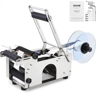 VEVOR Halbautomatischer MT-50 Flaschen Etikettiermaschine Etikettenapplikator VEVOR Halbautomatischer MT-50 Flaschen Etikettiermaschine Etikettenapplikator