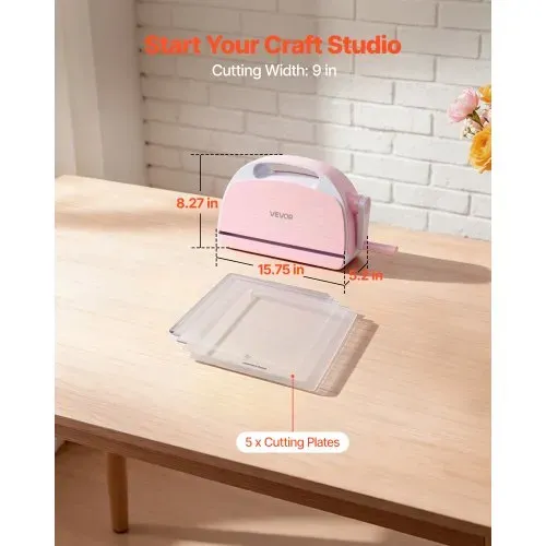 VEVOR Manuelle Stanz- & Prägemaschine, 229 mm Schnittbreite, Tragbare Stanzmaschine mit Stanzplatten, ergonomischer Griff, für Kunsthandwerk, Scrapbooking, Kartenherstellung & Bastelarbeiten VEVOR Manuelle Stanz- & Prägemaschine, 229 mm Schnittbreite, Tragbare Stanzmaschine mit Stanzplatten, ergonomischer Griff, für Kunsthandwerk, Scrapbooking, Kartenherstellung & Bastelarbeiten