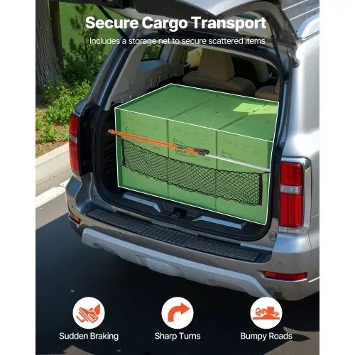 VEVOR Cargo Bar Ratschen Ladestange verstellbar 1016-1854 mm, Ladeflächenstange Ladestabilisator aus Stahl mit rutschfesten Fußpolstern mit Netz, ausziehbare Stützstange für Pickup Truck Minivan VEVOR Cargo Bar Ratschen Ladestange verstellbar 1016-1854 mm, Ladeflächenstange Ladestabilisator aus Stahl mit rutschfesten Fußpolstern mit Netz, ausziehbare Stützstange für Pickup Truck Minivan