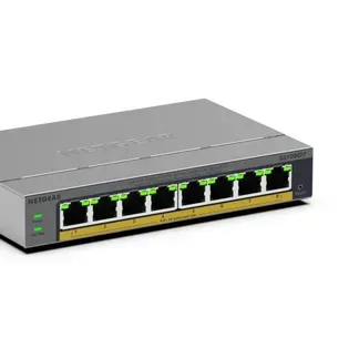 NETGEAR GS108EPP Unmanaged Gigabit Ethernet (10/100/1000) Power over Ethernet (PoE) Desktop-/Wandmontage Grau NETGEAR GS108EPP Unmanaged Gigabit Ethernet (10/100/1000) Power over Ethernet (PoE) Desktop-/Wandmontage Grau