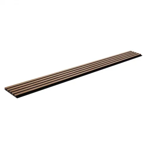 VEVOR Akustikpaneele, Akustikplatten, 2400 x 200 mm, MDF-Akzent-Holzwandpaneele für moderne Innenwände, Wandpaneele aus Kunstholz für stilvolles Dekor und Geräuschreduzierung, Walnuss, 4er-Set – Bild 9