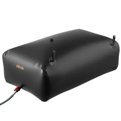 VEVOR Wasserspeicherblase, 1000 L Wassersack mit Wasserhahn, Faltbarer & Tragbarer Wasserbeutel aus 1000D PVC, Wasserspeicher für Bewässerungssystem, Trockenheitsresistenz & Katastrophenfälle, Schwarz – Bild 10