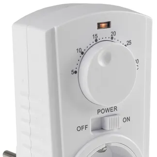 Steckdosen-Thermostat „ST-35 ana“ max. 3500W, 5-30°C, AUS/AUTO, 230V Steckdosen-Thermostat „ST-35 ana“ max. 3500W, 5-30°C, AUS/AUTO, 230V