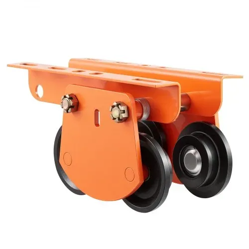 VEVOR Laufkatze mit 998 kg Tragkraft, Manuelles Rollfahrwerk mit Doppelrädern & 68-110 mm Flanschbreite, Handfahrwerk aus Kohlenstoffstahl für I-Träger, Krankatze für PA600 PA700 PA800 PA900 PA1000 – Bild 10