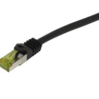 Patchkabel RJ45, CAT6A 500Mhz, 1.5m, schwarz, S-STP(S/FTP), PUR Indoor/Outdoor/Indu (UV/Water/oil/-resistant), AWG26, mit CAT7 Rohkabel, Synergy 21 Patchkabel RJ45, CAT6A 500Mhz, 1.5m, schwarz, S-STP(S/FTP), PUR Indoor/Outdoor/Indu (UV/Water/oil/-resistant), AWG26, mit CAT7 Rohkabel, Synergy 21