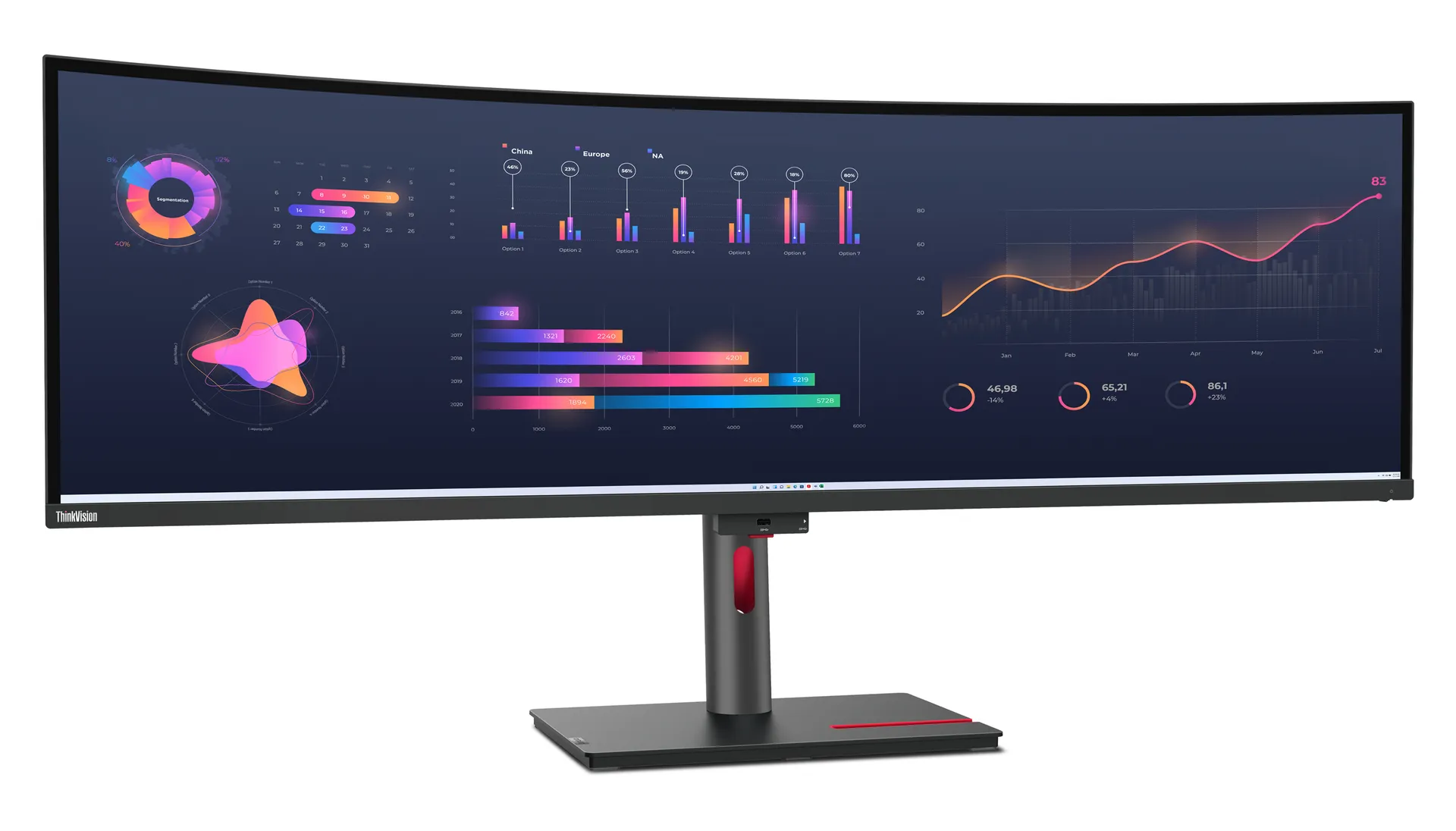 Lenovo ThinkVision P49w-30 Monitor – Bild 5