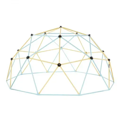 VEVOR Kletterkuppel geometrisches Klettergerüst mit 2 Basketbällen & Netz (305 cm), 453 kg belastbares Klettergerüst, Klettergerät für Kinder von 3 bis 10 Jahren Gartenspielzeug Spielplatz – Bild 8