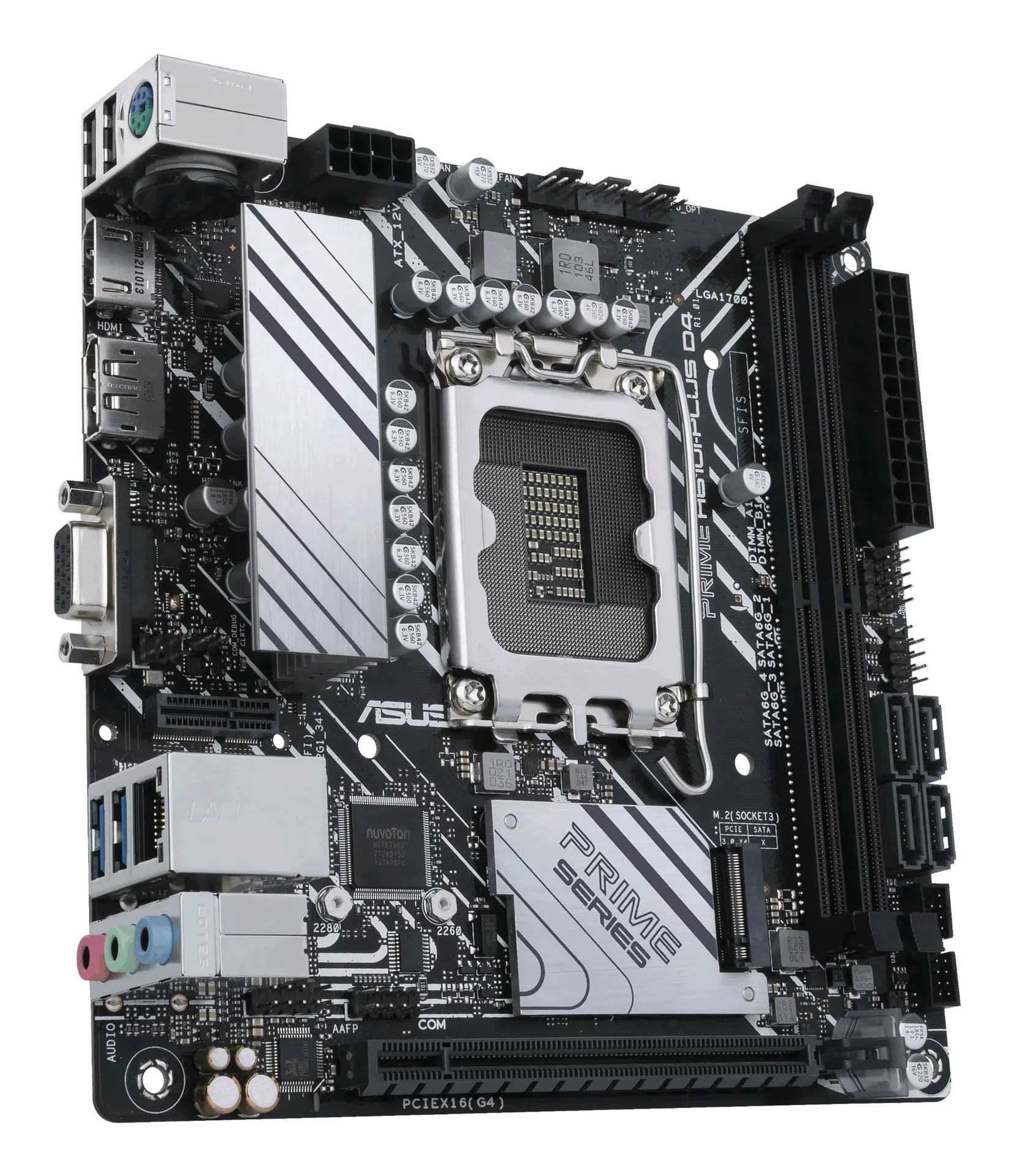 ASUS PRIME H610I-PLUS D4-CSM Intel H610 LGA 1700 mini ITX – Bild 4
