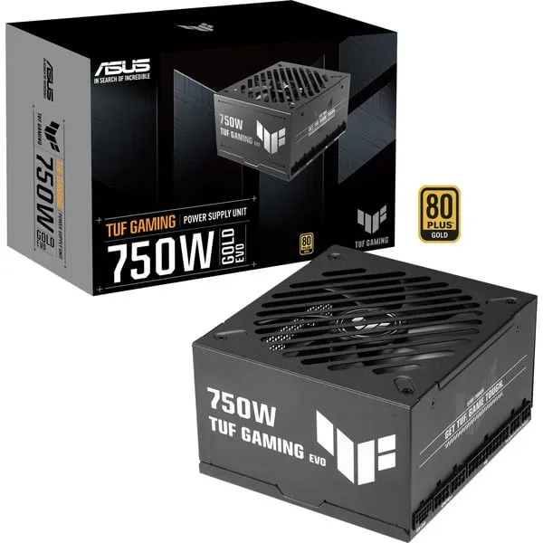 ASUS TUF-GAMING-750G-EVO Netzteil 750 W 20+4 pin ATX ATX Schwarz ASUS TUF-GAMING-750G-EVO Netzteil 750 W 20+4 pin ATX ATX Schwarz
