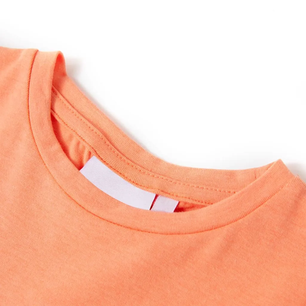 vidaXL Kinder-T-Shirt mit Flügelärmeln Neonorange 104 – Bild 3