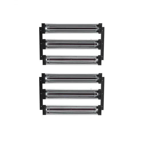 VEVOR Infrarot-Heizstrahler, Lackhärtungslampe, Wärmestrahler, Aushärten für Auto, Infrarotlack, Kochbereich, Lackheizlampe 590x372x54 mm, 2 Sets, 3000 W, Stecker NICHT im Lieferumgang enthalten – Bild 10