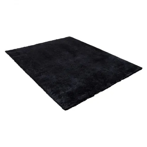 VEVOR Hochflor Teppich 3048x2438 mm, flauschiger Teppich mit dreilagigem Material, 35 mm Florhöhe, für Wohnzimmer, Schlafzimmer, Loungebereich, fusselfrei und weich, pflegeleicht, Schwarz – Bild 10