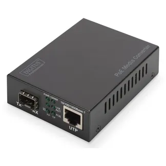Gigabit PoE Medienkonverter, RJ45 / SFP, PSE Gigabit PoE Medienkonverter, RJ45 / SFP, PSE
