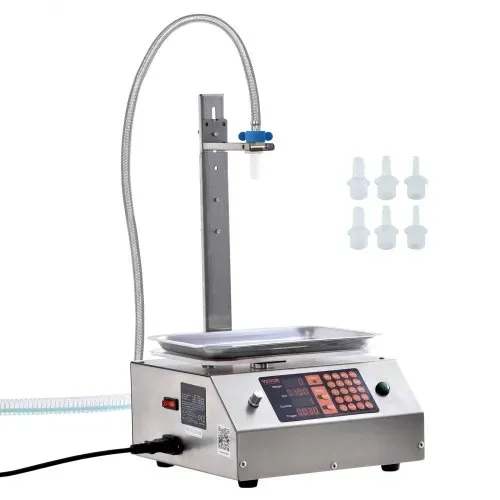 VEVOR Abfüllmaschine 17 L/min Flüssigkeitsabfüllmaschine 30–15.000 g pro Füllung Flaschenabfüllmaschine 26 x 26,3 x 13 cm Pastenfüllmaschine Automatik und Füllmaschine Wein Milch usw. VEVOR Abfüllmaschine 17 L/min Flüssigkeitsabfüllmaschine 30–15.000 g pro Füllung Flaschenabfüllmaschine 26 x 26,3 x 13 cm Pastenfüllmaschine Automatik und Füllmaschine Wein Milch usw.